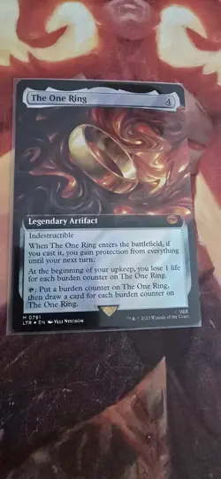 The One Ring (Extended Art) (Surge Foil) This Is The Lowest Price I Will Accept - Image 1