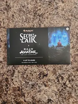 MTG Secret Lair FOIL Avatar: The Last Airbender A lot to Learn - Image 1