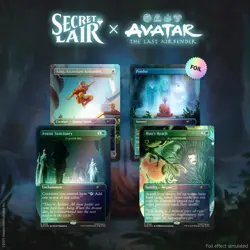 MTG Secret Lair FOIL Avatar: The Last Airbender A lot to Learn - Image 2