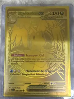 CARTE POKEMON MEGA-DRACOLOSSE EX 295/217 GOLD SECRETE HEROS TRANSCENDANTS ME02.5 - Image 1