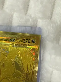 CARTE POKEMON MEGA-DRACOLOSSE EX 295/217 GOLD SECRETE HEROS TRANSCENDANTS ME02.5 - Image 4