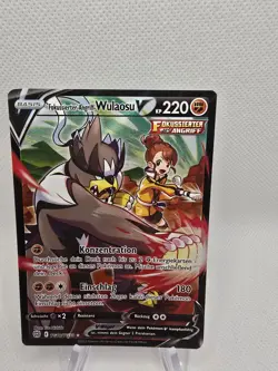 Pokemon Fokussierter-Angriff-Wulaosu V - Deutsch TG18/TG30 -Strahlende Sterne-NM - Image 1