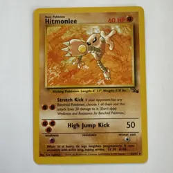 Pokemon TCG Hitmonlee Fossil 22/62 Regular Rare LP dd - Image 1