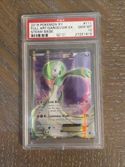 2016 POKEMON XY STEAM SIEGE #111 FULL ART/GARDEVOIR EX PSA 10 - Image 1