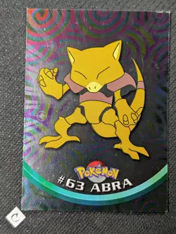 Abra #63 Topps Holo Foil Blue Label Vintage Pokemon LP - Image 1