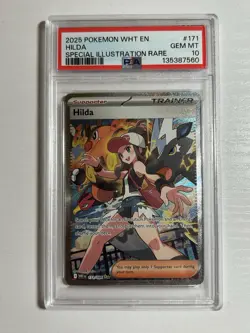 PSA 10 Pokemon White Flare Hilda 171/086 - Image 1