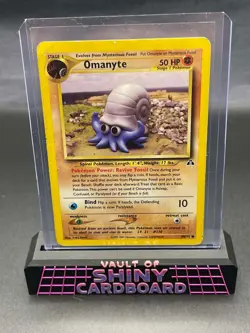 🐚 Omanyte 065/075 Neo Discovery Pokemon TCG - Image 1
