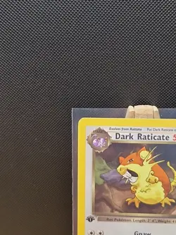 Pokemon TCG 2000 Team Rocket 1st Edition Dark Raticate 51/82 - Near Mint - Image 3