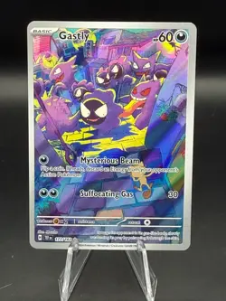 Pokemon 2024 Temporal Forces Gastly Illustration Rare #177/162 - NM [BLISS] - Image 1