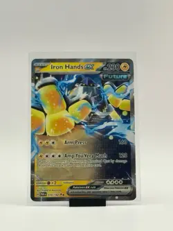 Pokemon Iron Hands EX Double Rare 070/182 2023 Scarlet & Violet Paradox Rift NM - Image 1