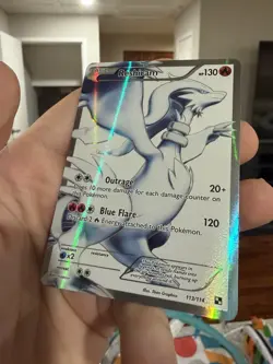 Reshiram 113/114 - Black & White 2011 White Full Art Holo Pokemon TCG LP - Image 5