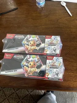 2 Pokemon Prismatic Evolutions Surprise Box And Booster Bundle Sealed - Image 1