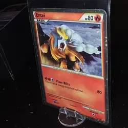Pokemon Entei HGSS20 Holo LP+ - Image 5