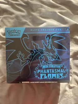 POKEMON Mega Evolution- Phantasmal Flames Elite Trainer Box, Sealed Box is Worn - Image 1