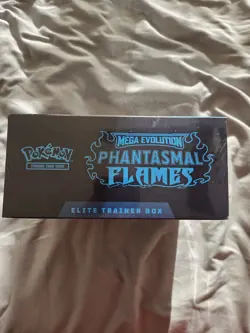 POKEMON Mega Evolution- Phantasmal Flames Elite Trainer Box, Sealed Box is Worn - Image 3