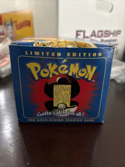 Pokemon 23K Gold Plated Charizard #06 Limited Edition Card w/ Poke Ball & COA - Image 1