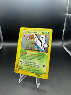 2002 Pokemon Butterfree 005/165 Expedition Base Set Holo Rare[Vintage] - Image 3