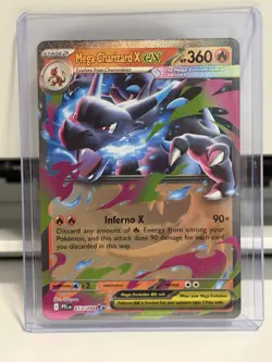 Pokemon Mega Charizard X EX 013/094 PFL Full Art Double Rare Stage 2 360 HP Hol… - Image 1