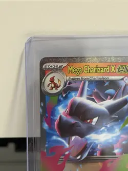 Pokemon Mega Charizard X EX 013/094 PFL Full Art Double Rare Stage 2 360 HP Hol… - Image 2