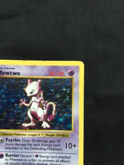 Pokemon Cards: Base Set 1st Edition Rare Holo: Mewtwo 10/102 - Image 4