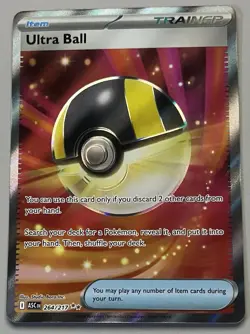 Pokemon Ascended Heroes Ultra Ball Trainer Item Ultra Rare HoloFoil #264/217 - Image 1