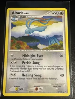 Pokemon TCG Altaria 18/127 LP - Image 1