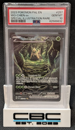 2023 Pokemon Paldea Evolved Wo-Chien ex 257/193 SIR PSA 10 Gem Mint - Image 1