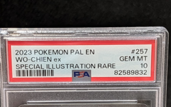 2023 Pokemon Paldea Evolved Wo-Chien ex 257/193 SIR PSA 10 Gem Mint - Image 2