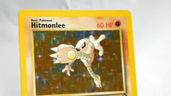 Pokemon TCG Hitmonlee 7/62 Fossil Holo Rare Unlimited 1999 WOTC Near Mint - Image 2