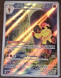 Armarouge - 203/198 - Illustration Rare Pokemon Scarlet & Violet - Base - Image 1