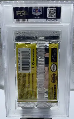 1999 POKEMON JUNGLE UNLIMITED SEALED PACK THIN "TM" STAR SCYTHER ART PSA 7 - Image 2
