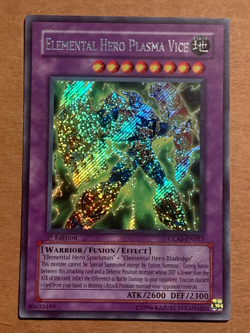 yugioh Elemental Hero Plasma Vice GLAS - EN037 Secret Rare 1st Ed NM - Image 3