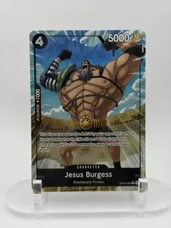 One Piece Jesus Burgess OP09-086 Alt Art Foil - PRB02 The Best Vol 2 NM ENGLISH - Image 1