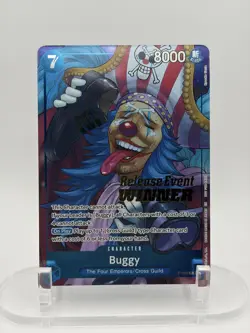 Buggy P-084 Release Event Winner Promo One Piece English NM - Image 1