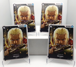 Morgan Playset - OP11-094 x4 - A Fist of Divine Speed - One Piece TCG - English - Image 1