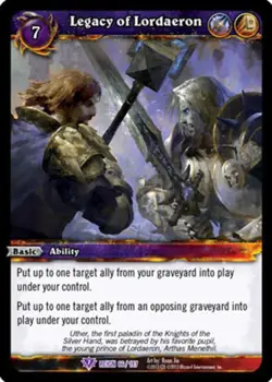 World of Warcraft TCG Legacy of Lordaeron- Reign of Fire 66/197 - Image 1