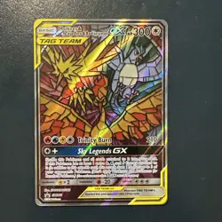 Sealed Moltres&Zapdos&Articuno GX Full Art Pokemon, Black Star Promo, SM210 #3 - Image 1