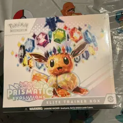 Pokemon TCG: Scarlet & Violet Prismatic Evolutions Elite Trainer Box – Eevee - Image 1