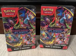 2 Pokemon Phantasmal Flames Booster Bundle – Factory Sealed - Image 1
