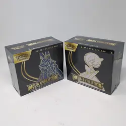 Pokemon TCG Mega Evolution Set of 2 ETBs: Gardevoir & Lucario Sealed Ships Today - Image 1