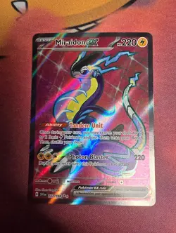 Pokemon TCG Miraidon ex 227/198 Scarlet & Violet Ultra Rare NM Holo 2023 - Image 3