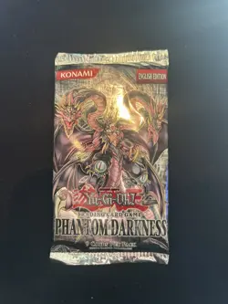 YUGIOH Phantom Darkness English Edition Sealed Booster Pack x 1 Yu-Gi-Oh - Image 1