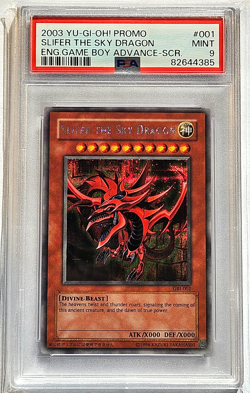 Yu-Gi-Oh! Slifer The Sky Dragon & Obelisk & Ra GBI-001 002 003 Secret Rare PSA 9 - Image 3