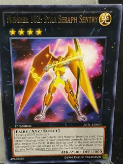 Yu-Gi-Oh! Number 102: Star Seraph Sentry JOTL-EN053 RMP - Image 1