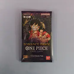 7X OP-01 BOOSTER ONE PIECE BANDAI ROMANCE DAWN WHITE BOTTOM REPRINT SEALED ENG - Image 2