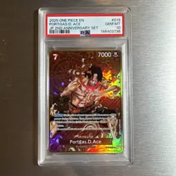 Luffy, Ace, Sabo Sequential JP 2nd Anniversary ST13-015 PSA 10 ENGLISH ONE PIECE - Image 4