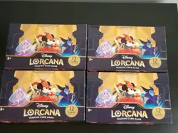 Disney Lorcana TCG The First Chapter Booster Box New Factory Sealed 24 Packs x 4 - Image 1