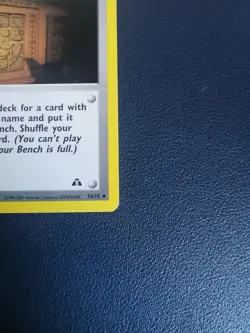 Pokemon Card Trainer Ruins Wall 74/75 Neo Discovery Uncommon - Image 5