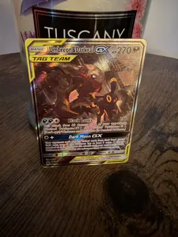 Pokemon TCG Umbreon & Darkrai GX SM241 Tag Team Promo Card Sun & Moon NM/M - Image 1