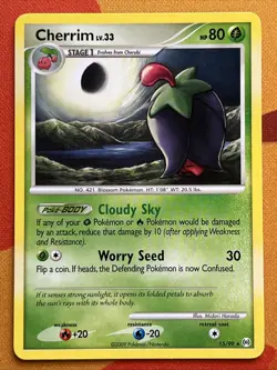 Pokemon Card - Cherrim - Regular Rare (15/99) Platinum: Arceus NM - Image 1